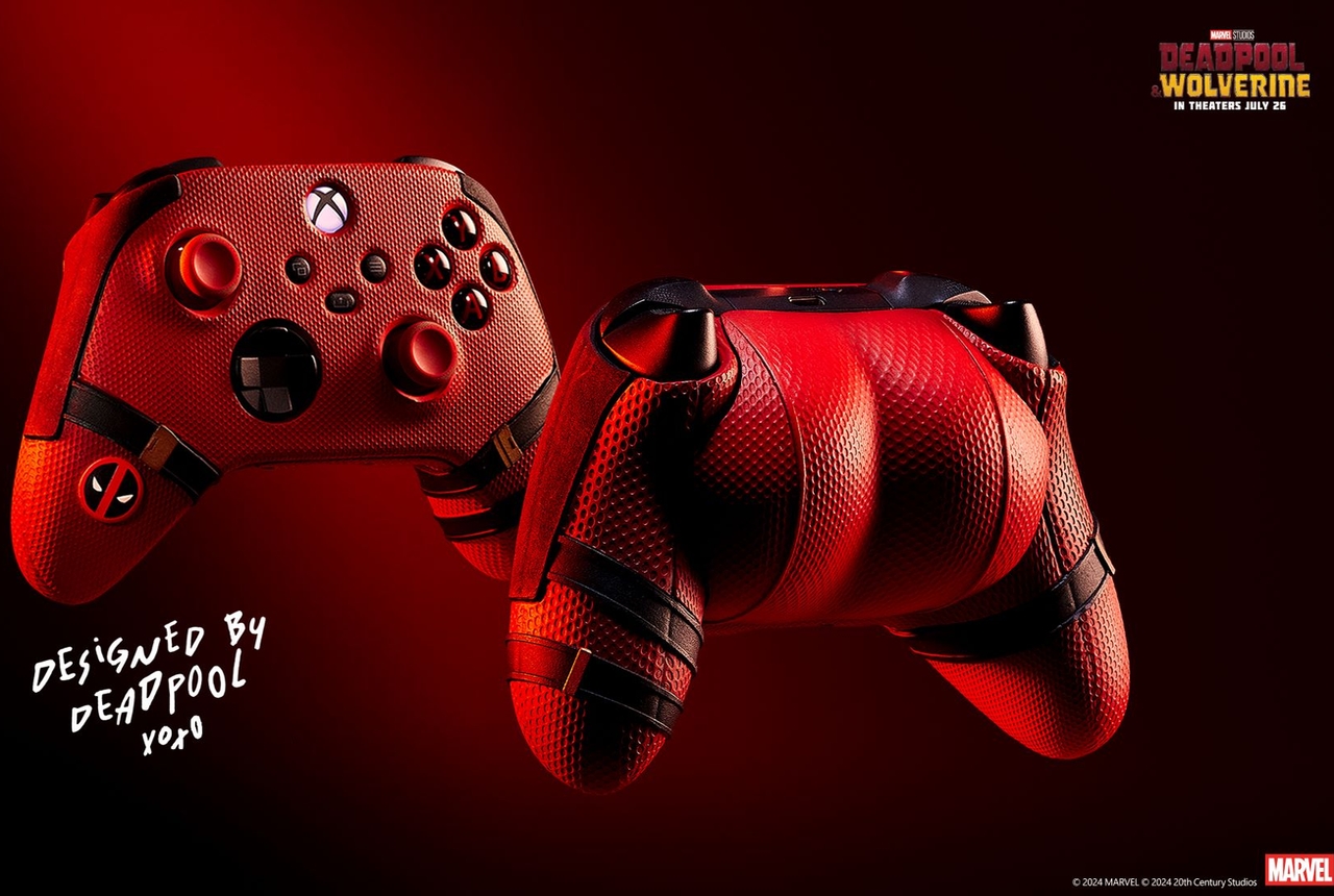 xbox series manette deadpool