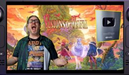 Visions of mana test steam deck and silver trophy youtube logo