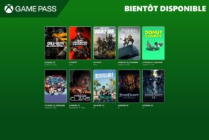 game pass seconde moitié d'octobre 2024
