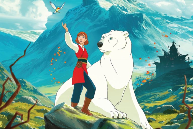 la légende de l'ours blanc poster logo