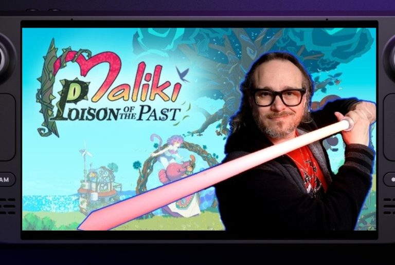 maliki poison of the past test steam deck logo