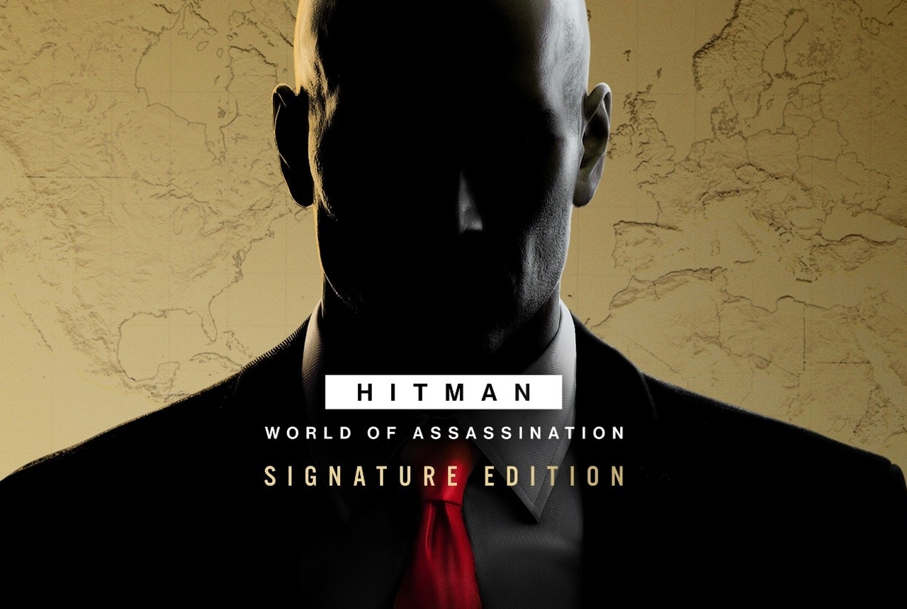 HITMAN World of Assassination Signature Edition Switch 2 Keyart