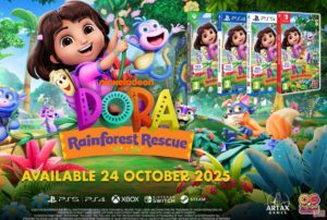 dora sauvetage en forêt tropicale