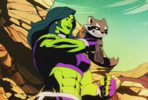 marvel cosmic invasion she-hulk rocket raccoon