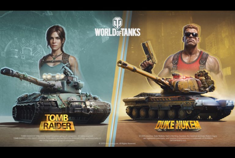 World of Tanks Lara Croft Duke Nukem Logo