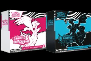 jcc pokémon ecarlate et violet foudre sombre et flamme blanche