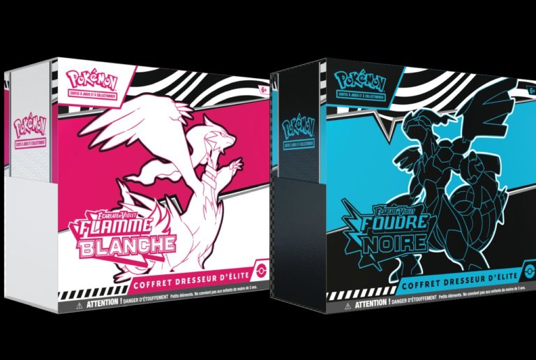 jcc pokémon ecarlate et violet foudre sombre et flamme blanche