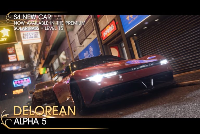 test drive unlimited solar crown saison 4 delorean