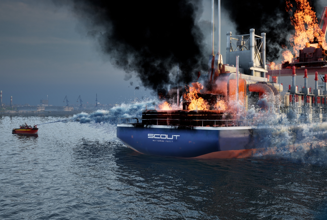 Seafarer the ship sim fire