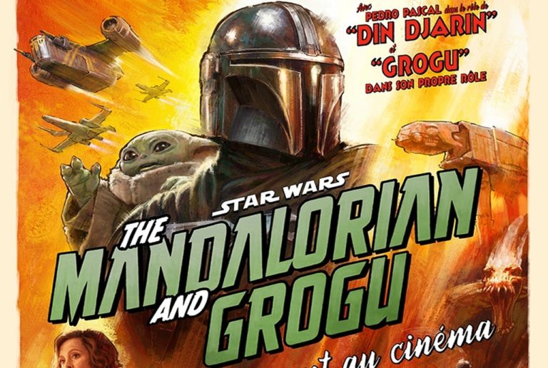 Le Mandalorien et Grogu poster officiel logo the mandalorian & grogu