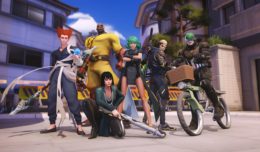 One Punch Man x Overwatch 2 logo