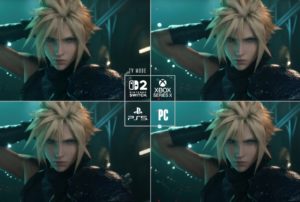 final fantasy vii remake comparatif switch 2 playstation 5 xbox series x pc