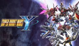 super robot wars y test screen logo