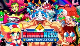 kinnikuneko super muscle cat logo