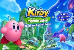 kirby et le monde oublié + le pays des étoiles filantes test logo
