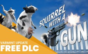 squirrel with a gun varmint update logo