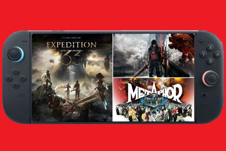 clair obscur expedition 33 metaphor refantazio final fantasy xvi nintendo switch 2