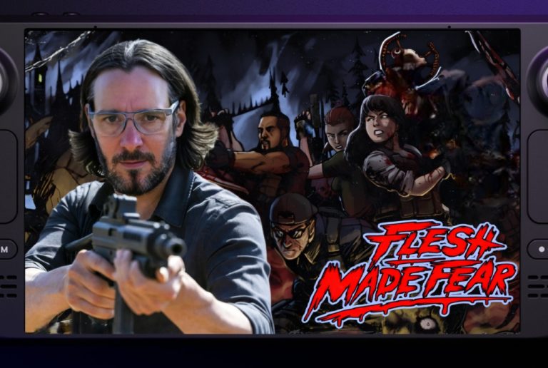 flesh made fear steam deck test logo