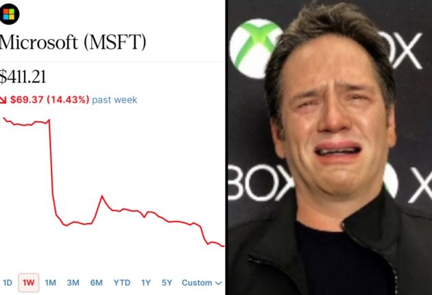 microsoft chute boursière xbox phil spencer rip