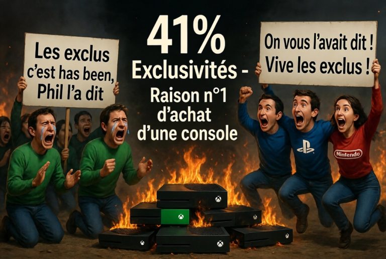 Les exclus vendant des consoles PlayStation et Nintendo RIP Xbox