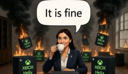 Xbox Helix games showcase on fire