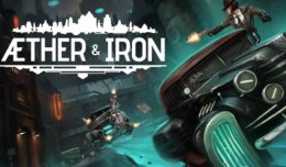 aether & iron test steam deck logo