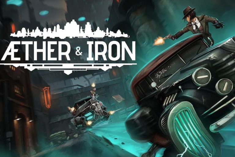 aether & iron test steam deck logo