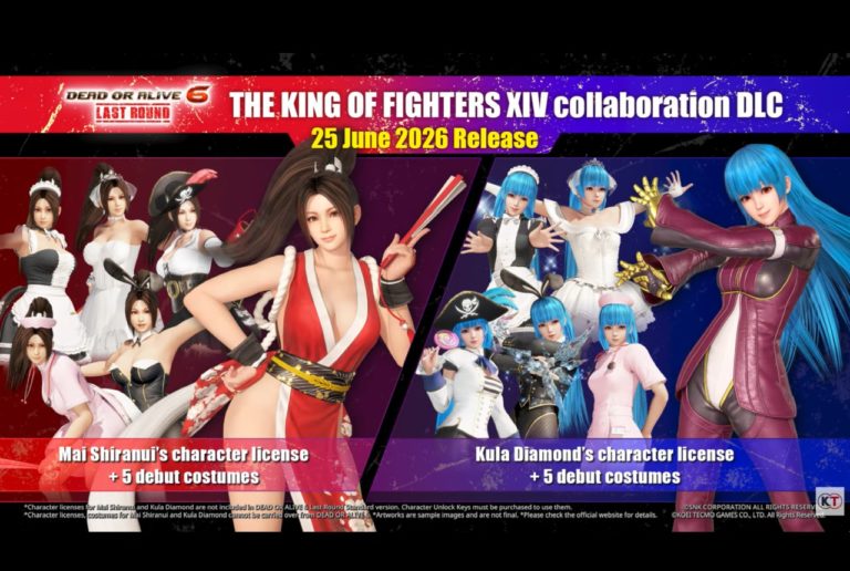 dead or alive 6 last round x king of fighters XIV