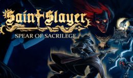 saint slayer spear of the sacrilege test logo