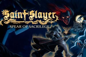 saint slayer spear of the sacrilege test logo