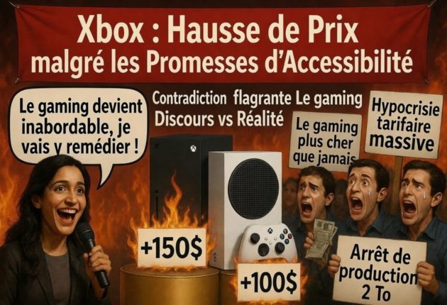 Xbox Series hausse de prix hypocrite
