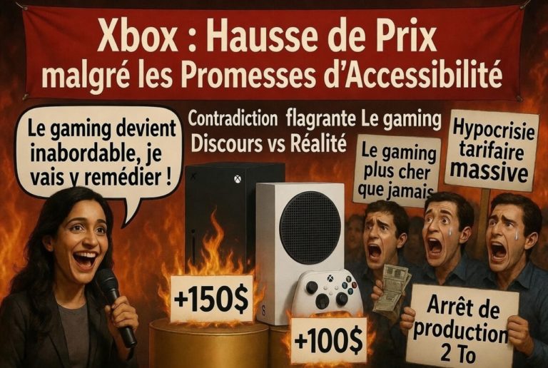 Xbox Series hausse de prix hypocrite