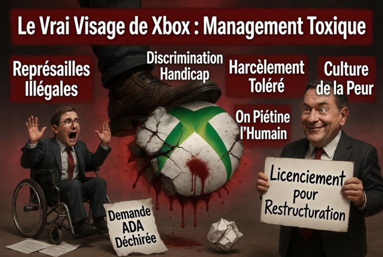 Xbox harcèlement handicap