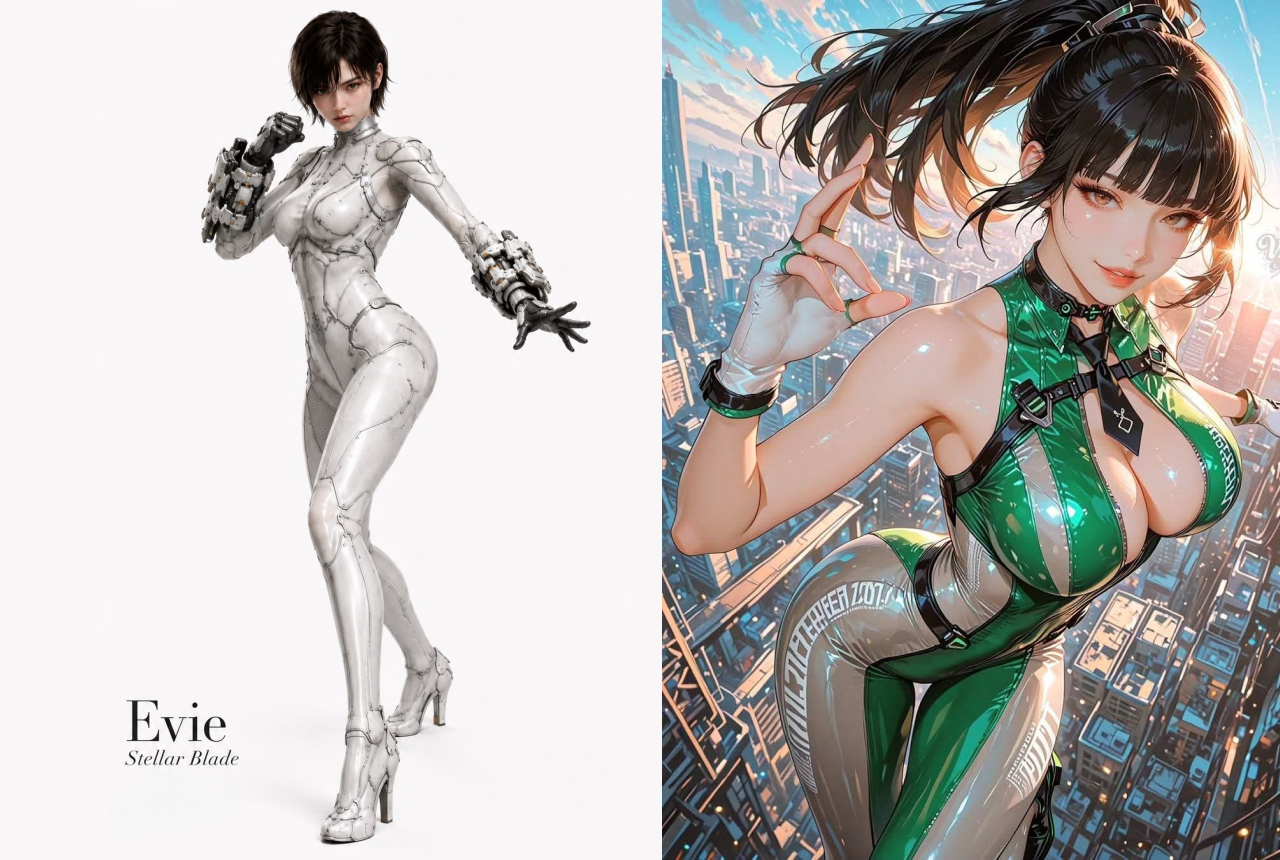 stellar blade blood rain evie vs eve