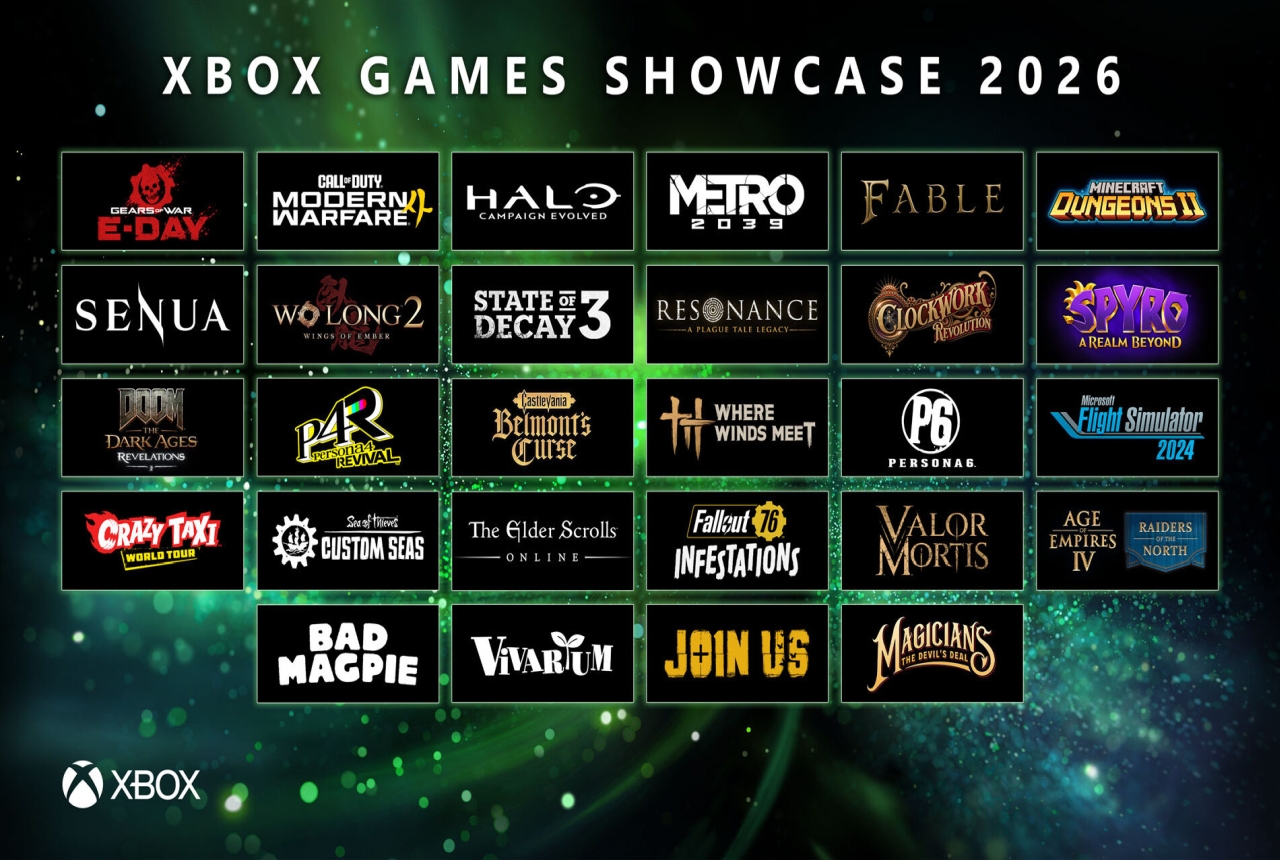 xbox games showcase all trailers and games