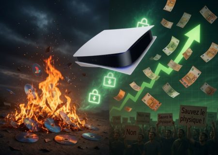 PlayStation arrête les jeux physiques et ses actions s'envolent