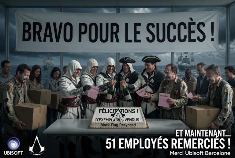 Ubisoft licencie 51 personnes après le succès d'Assassin's Creed Black Flag Resynced