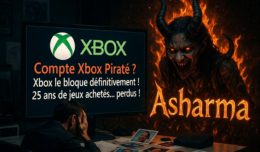 xbox bloque un compte piraté et un gamer perd 25 années de jeux achetés