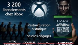 xbox dégage 4 studios et cède Halo à Activision
