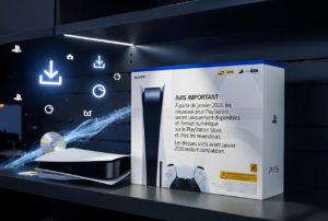 No Disc PlayStation 5 Avertissement