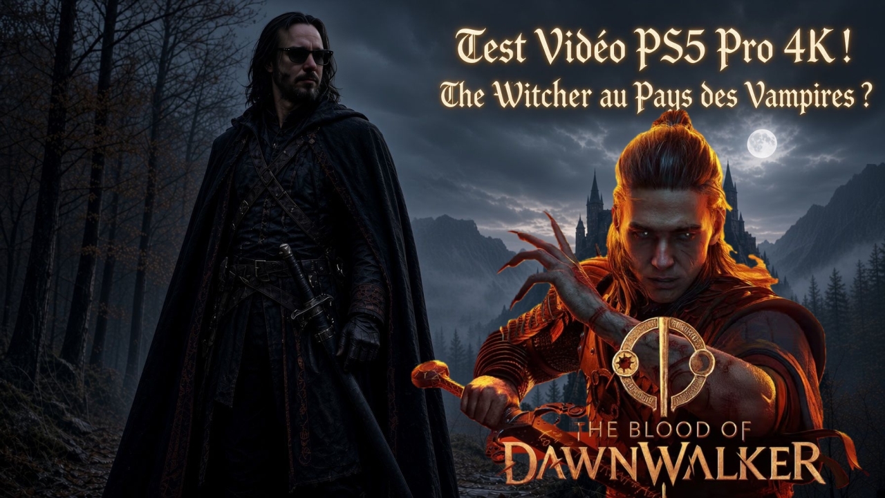 The Blood of Dawnwalker : Test Vidéo PS5 Pro 4K ! Bien plus qu’un The Witcher vampirique !