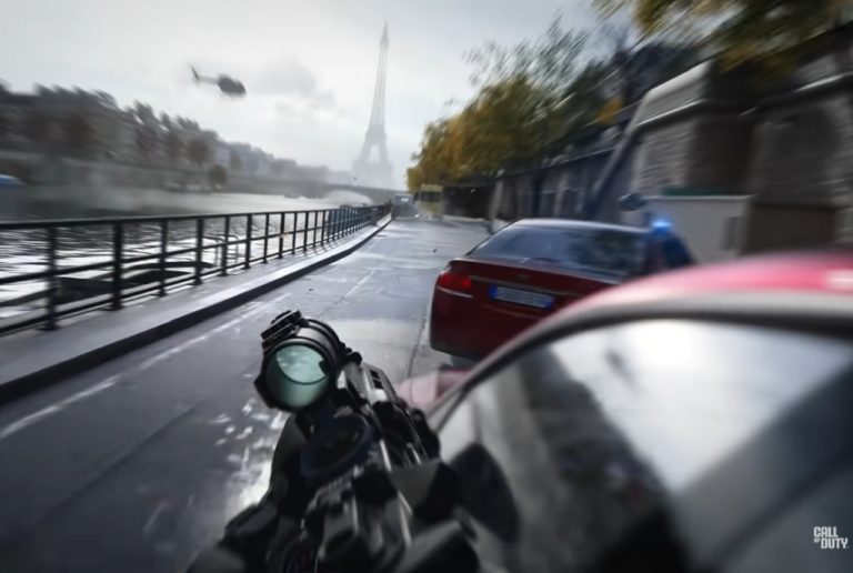 call of duty modern warfare 4 traffic paris