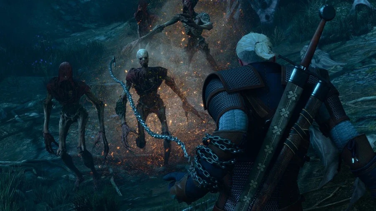 the witcher 3 songs of the past gameplay screen